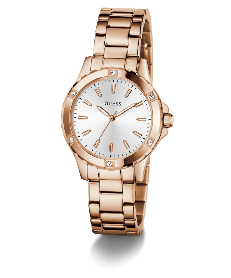 GUESS GW0948L5 Ladies Rose Gold Tone Analog Watch
