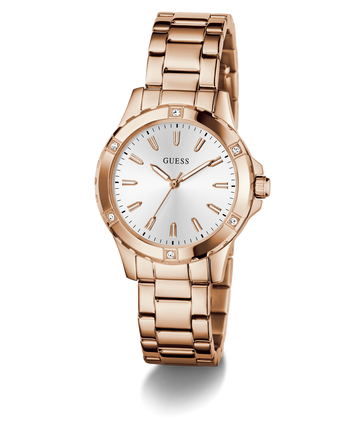 GUESS GW0948L5 Ladies Rose Gold Tone Analog Watch