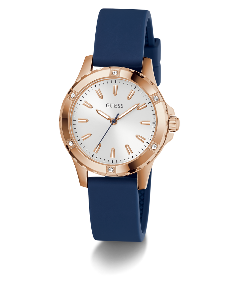 GUESS GW0949L3 Blue Rose Gold Tone Women's Watch
