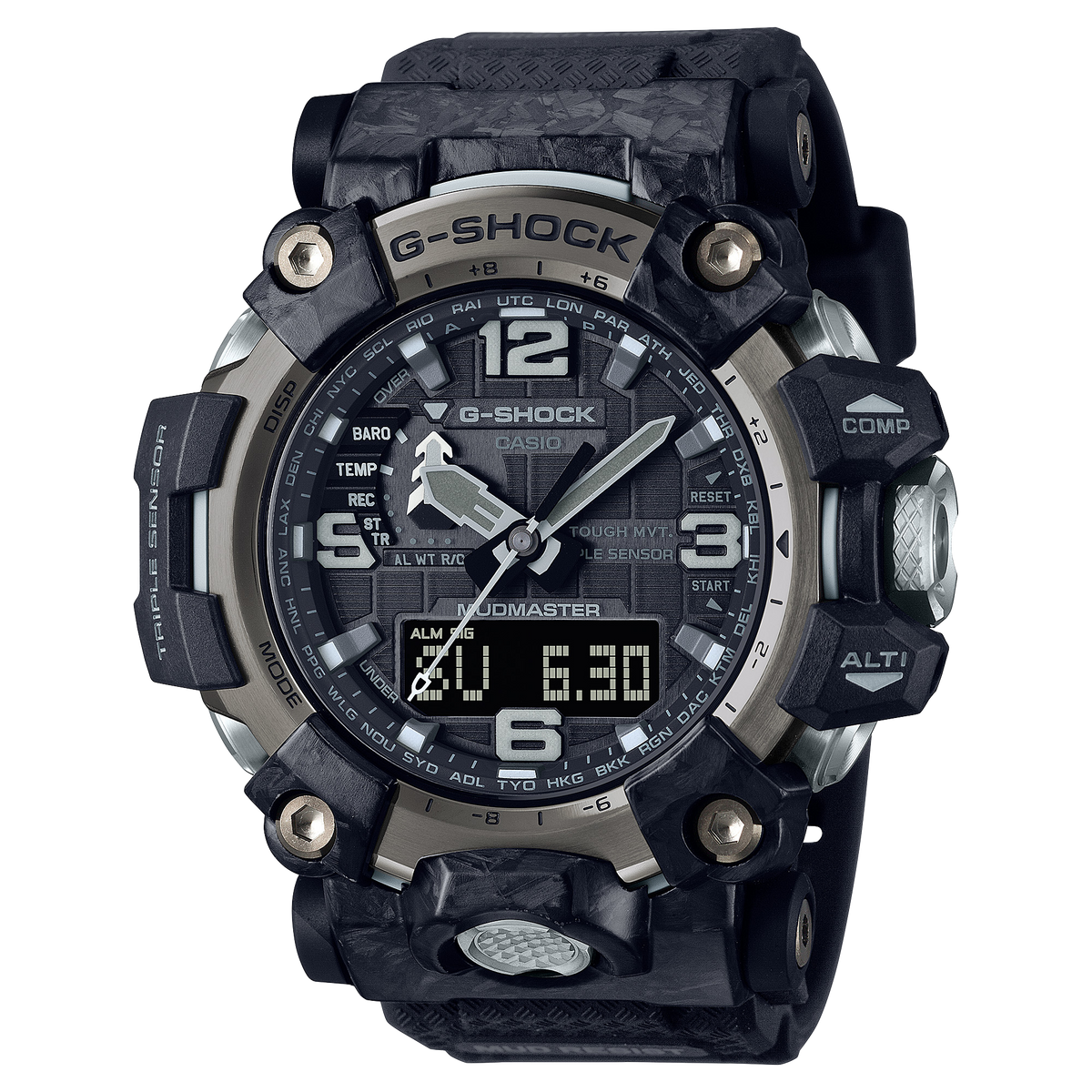 Casio G-Shock GWG-2000-1A1 – front three-quarter view