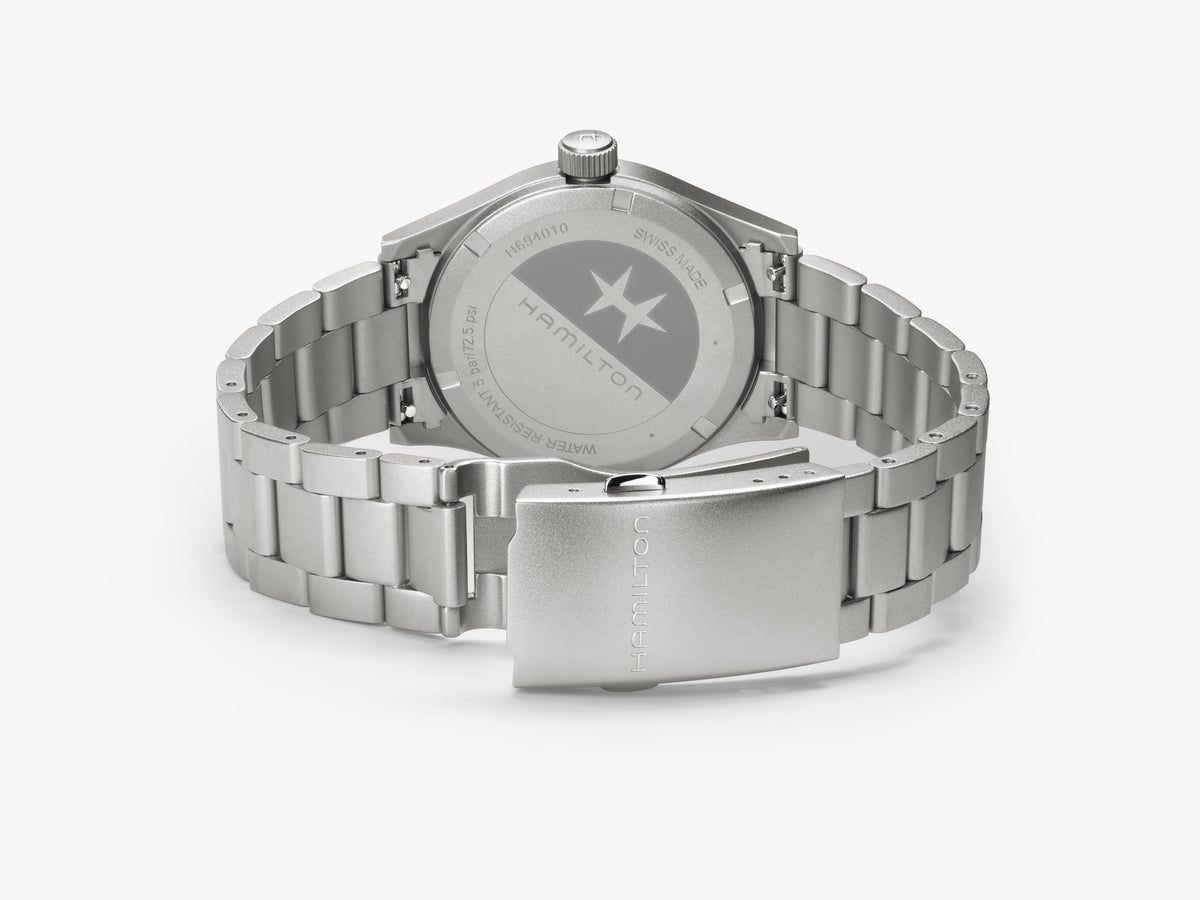 Hamilton Khaki Field H69401131 – case back and clasp