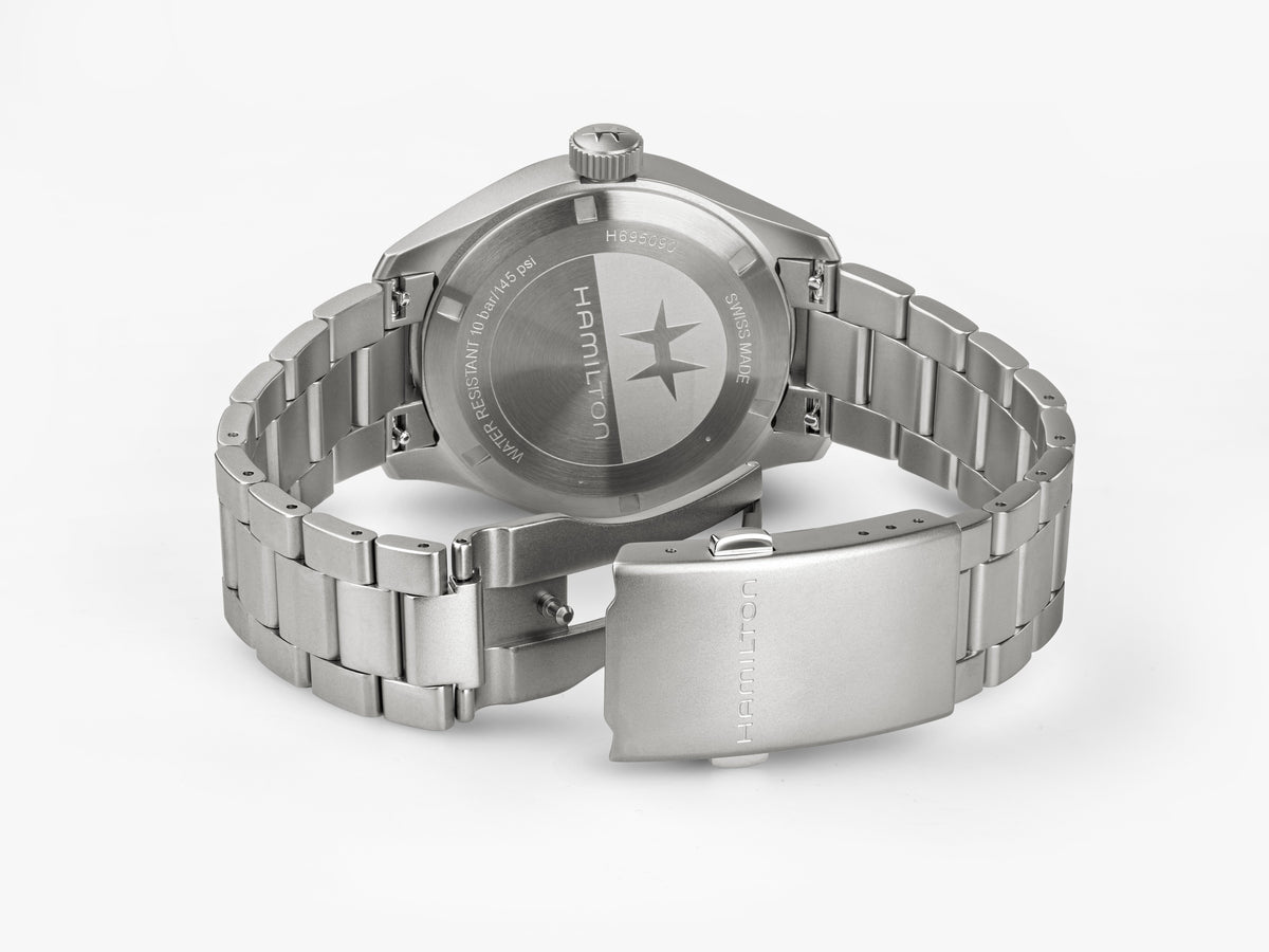 Hamilton Khaki Field H69509130 – case back and clasp