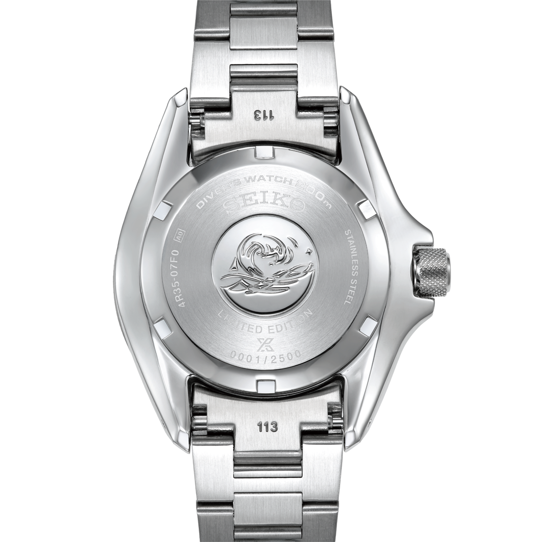 Seiko Prospex HBB003K1 – case back 2
