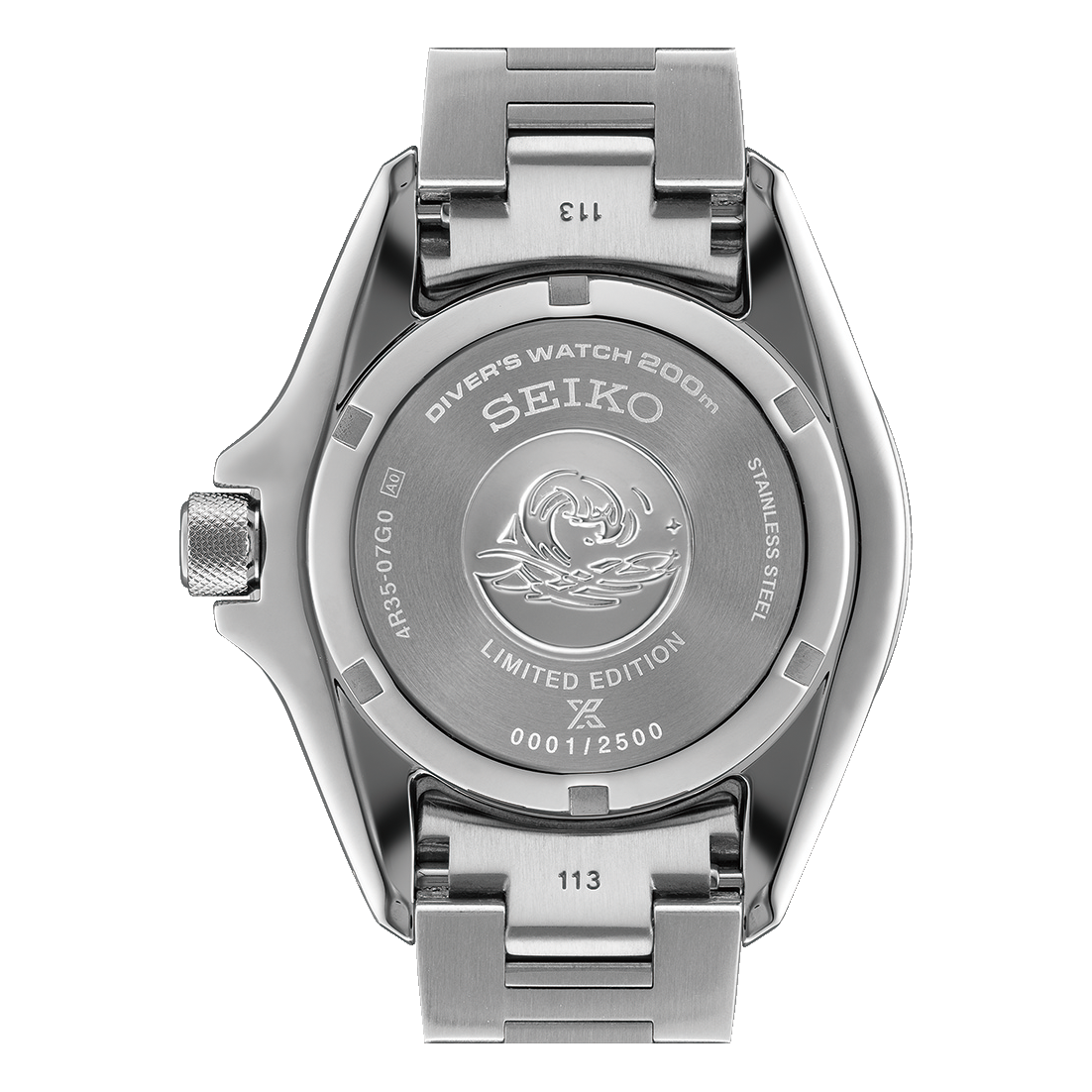 Seiko Prospex HBB004K1 – case back