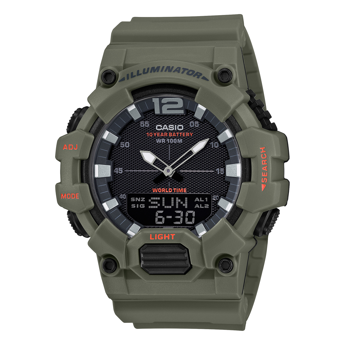 Casio HDC-700-3A2V – front three-quarter view