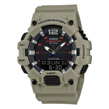 Casio HDC-700-3A3V – front three-quarter view