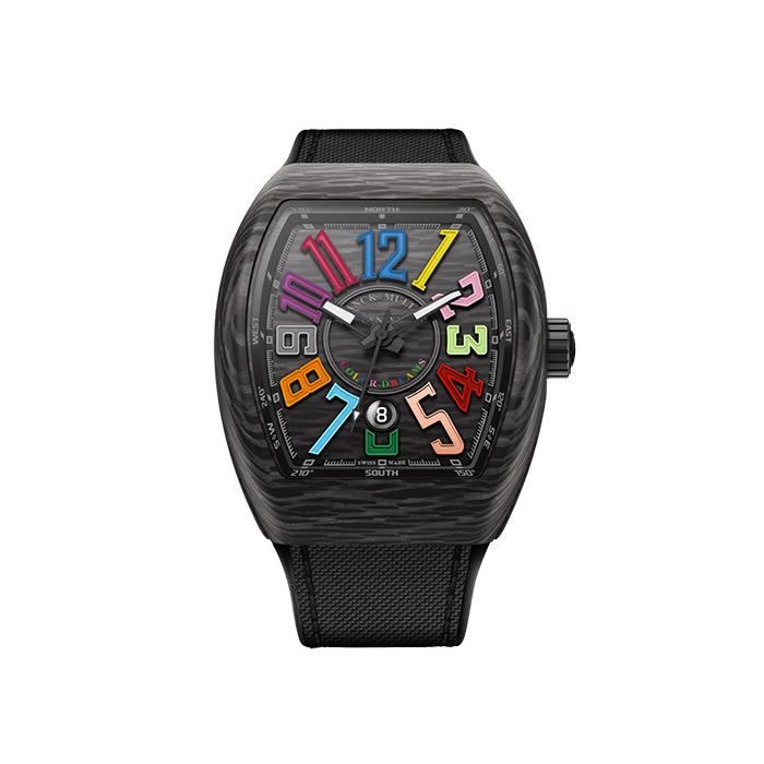 Franck Muller Vanguard Carbon 44 x 53.7 mm Carbon V 45 SC DT CAR NR COL DRM -CB Watch for Men