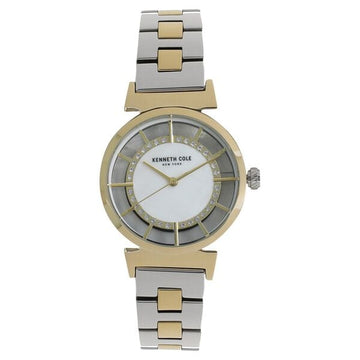 Kenneth Cole Quartz Analog Mother of Pearl Dial Stainless Steel Strap Watch for Women