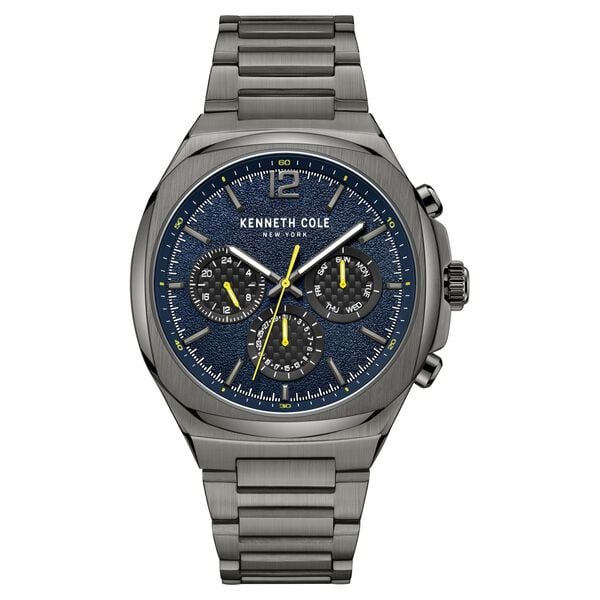 Kenneth Cole Multifunction Blue Dial Watch for Men