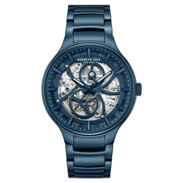 Kenneth Cole Automatic Blue Dial Stainless Steel Strap Watch For Men