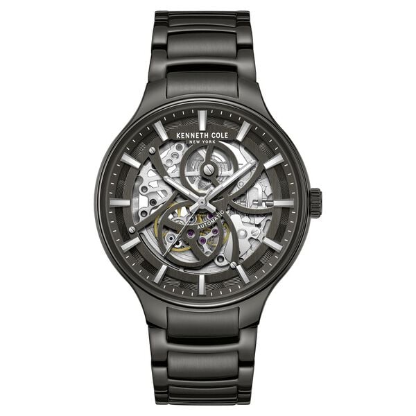Kenneth Cole Automatic Grey Dial Stainless Steel Strap Watch For Men