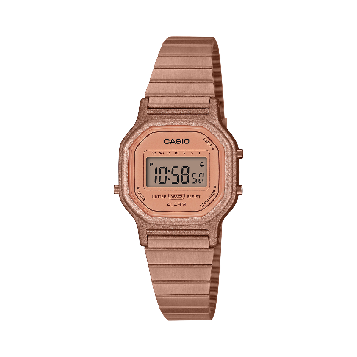 Casio Vintage LA-11WR-5A – front three-quarter view