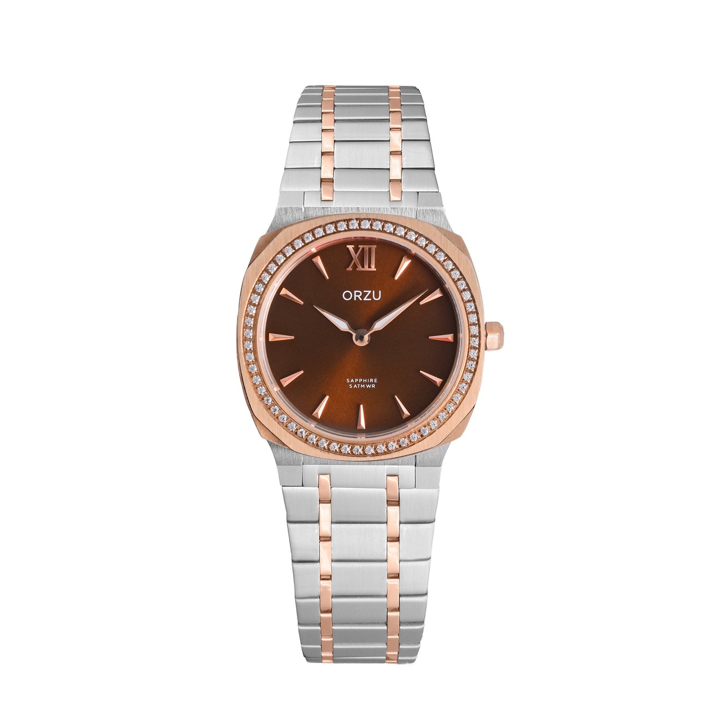 ORZU Analog Maroon Dial Women's Watch