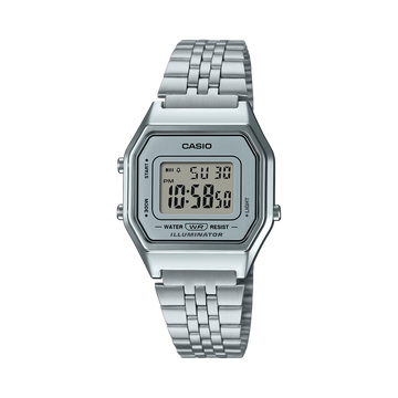 Casio Vintage LA680WA-7 – front three-quarter view