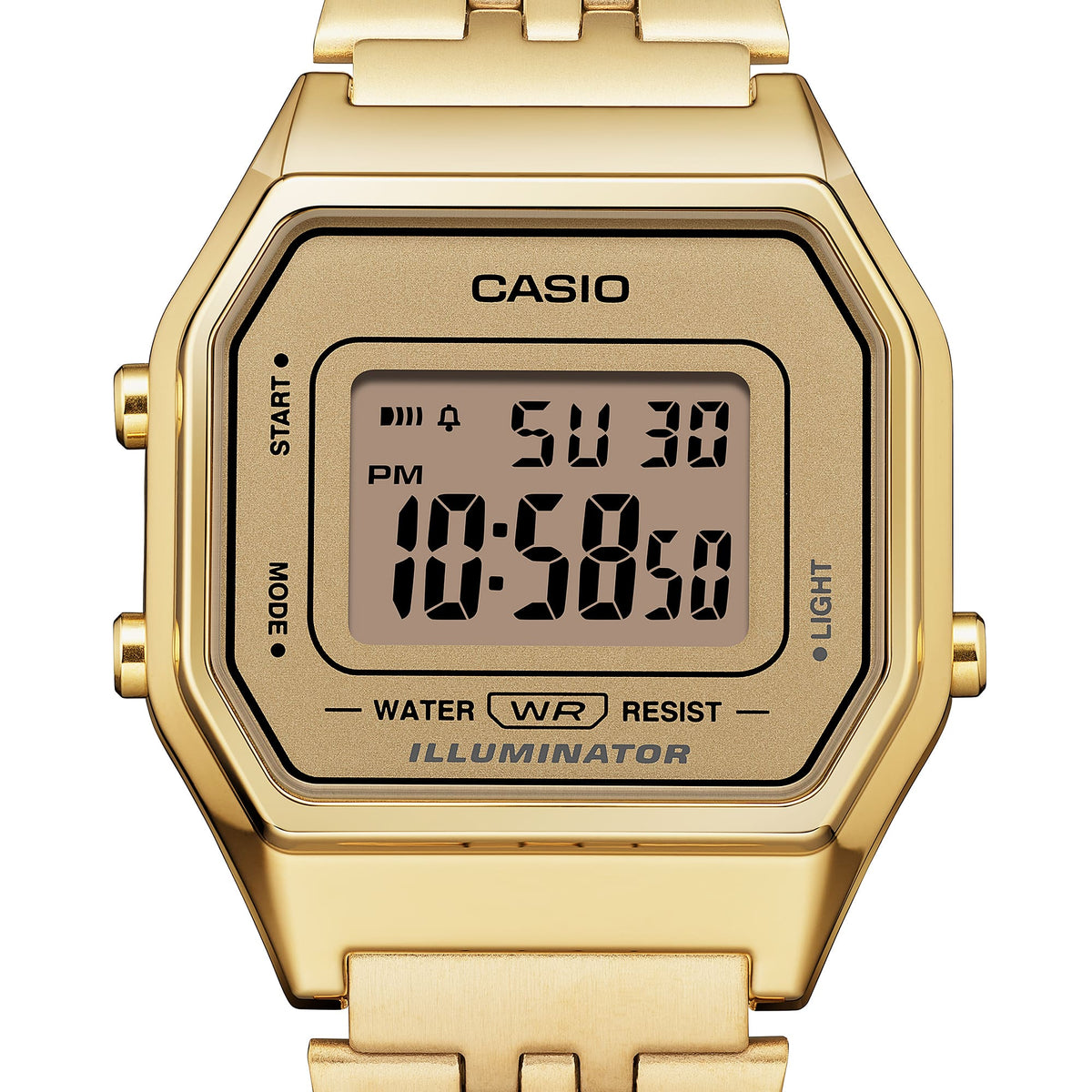 Casio Vintage LA680WGA-9 – angled view