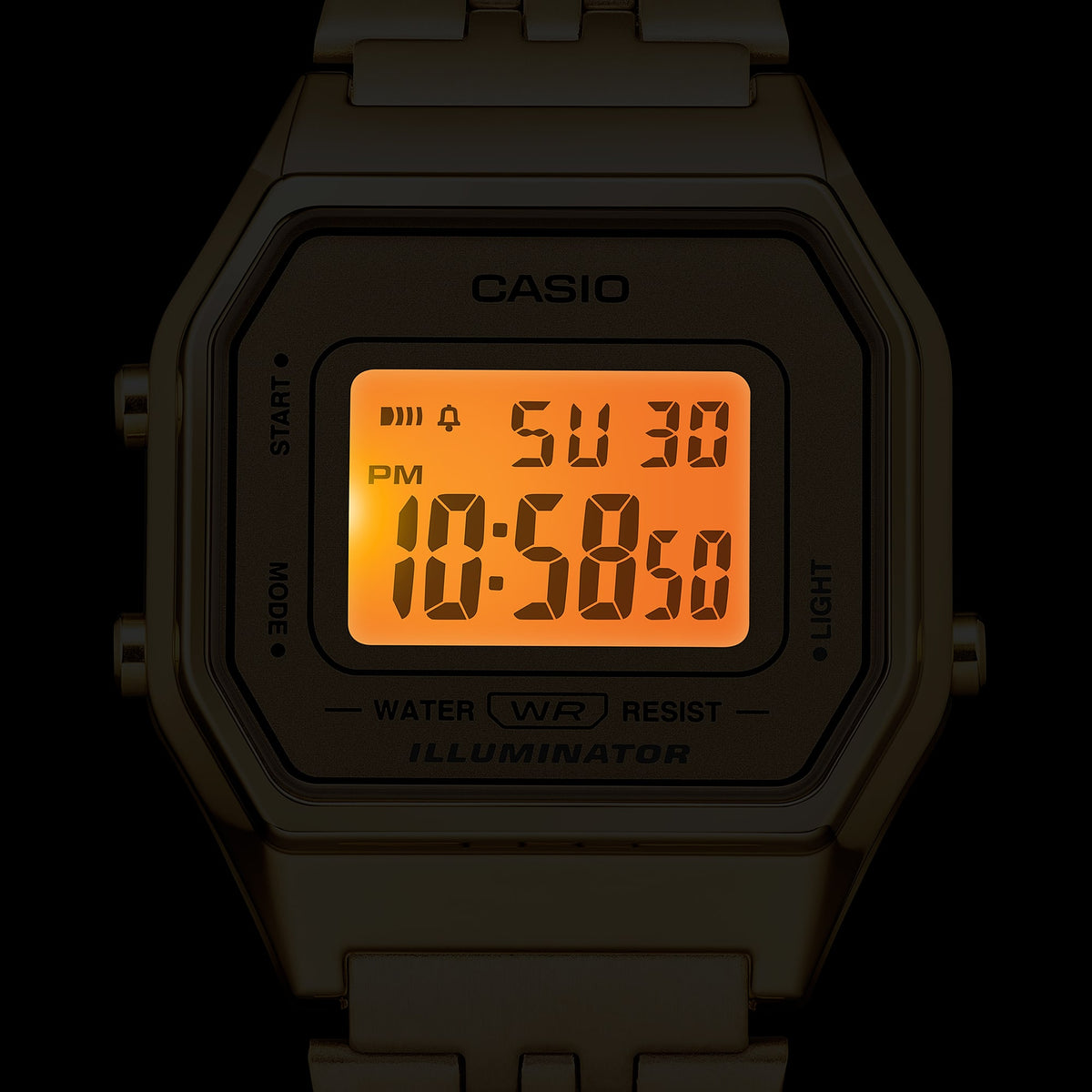 Casio Vintage LA680WGA-9 – case back