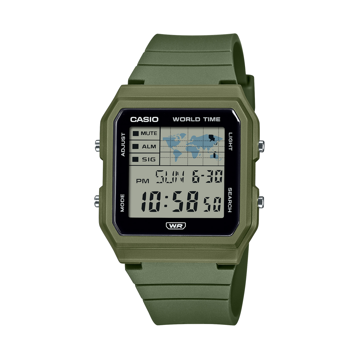 Casio LF-30W-3A – front three-quarter view