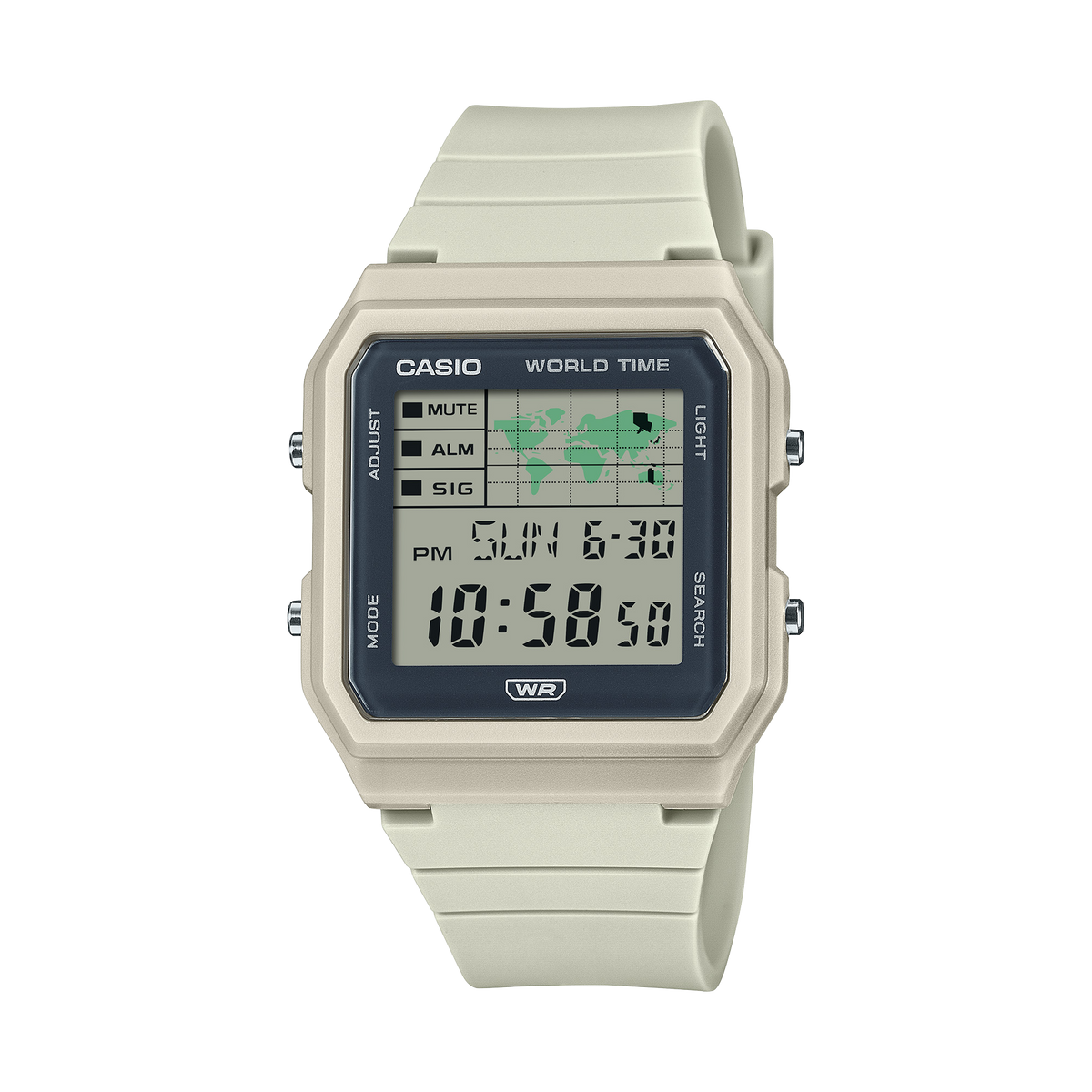 Casio LF-30W-8A – front three-quarter view