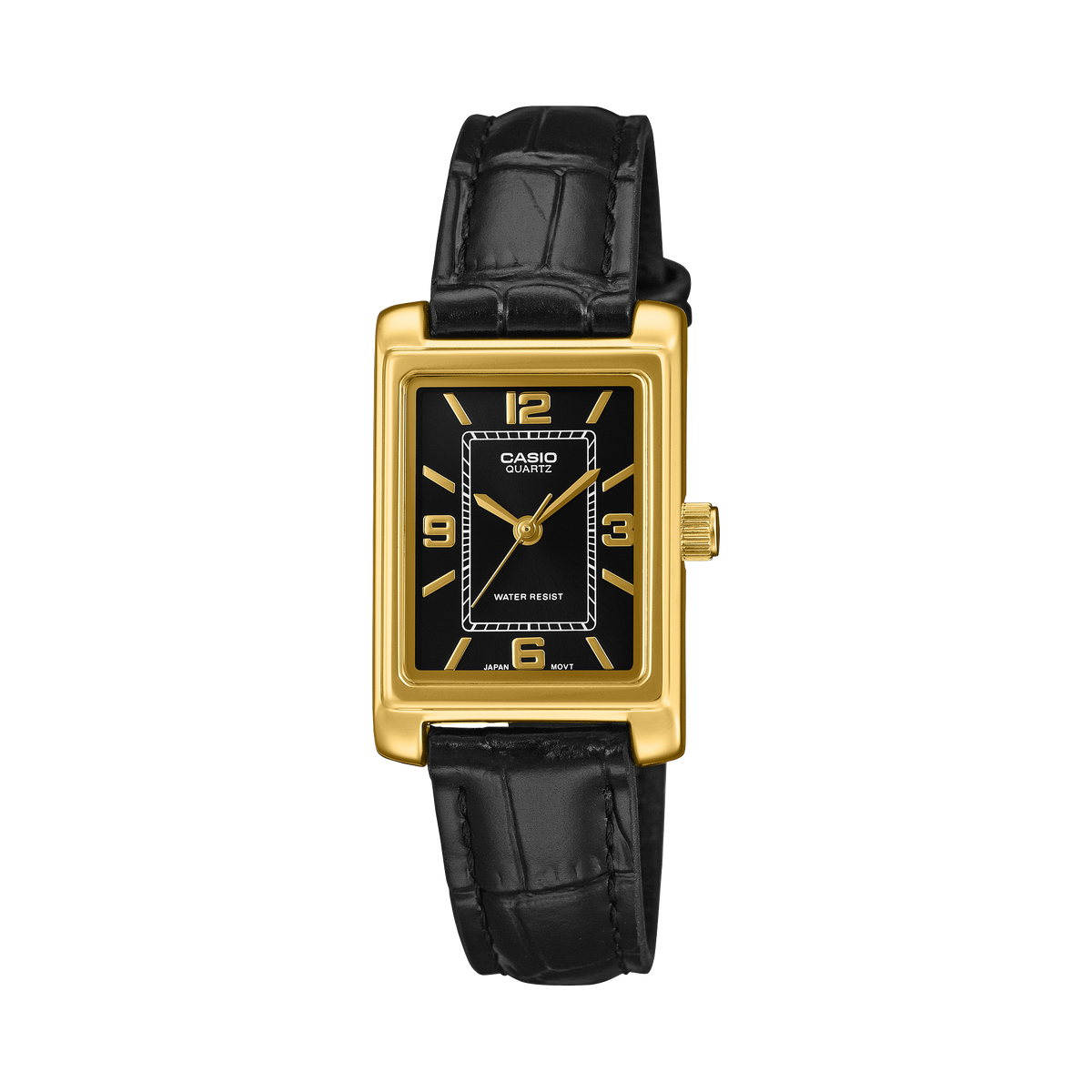 Casio LTP-1234PGL-1A – front three-quarter view