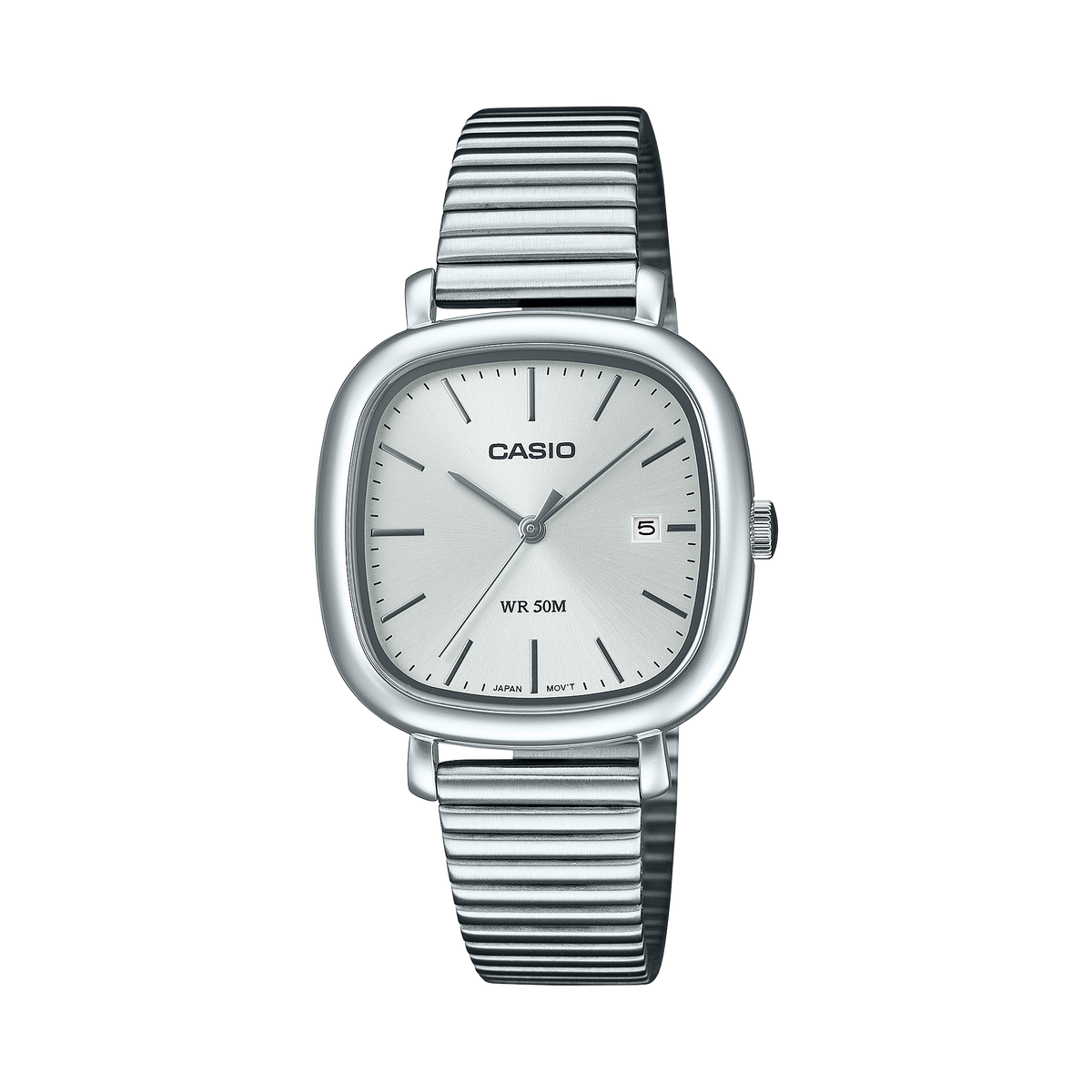 Casio LTP-B166D-7AV – front three-quarter view