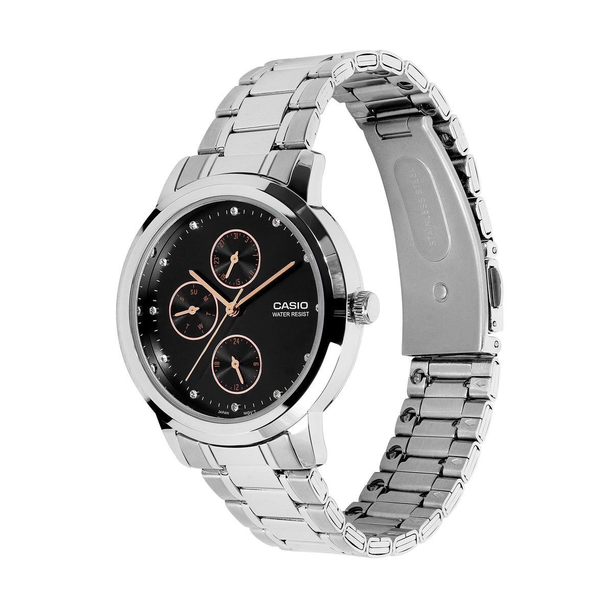 Casio LTP-SN6KD-1A – angled view