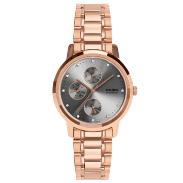 Casio LTP-SN6KR-8A – front three-quarter view