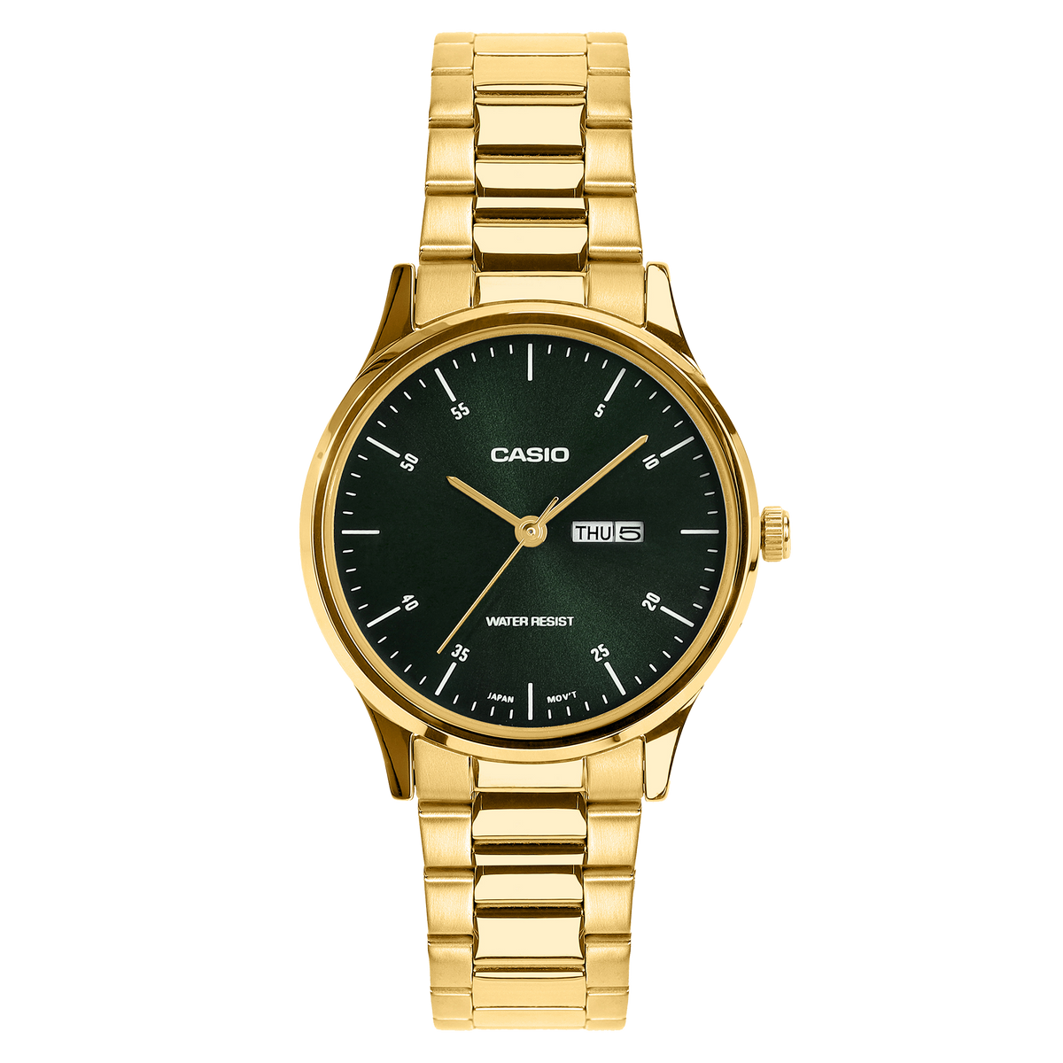 Casio LTP-SN8YG-3B – front three-quarter view