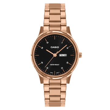Casio LTP-SN8YR-1B – front three-quarter view
