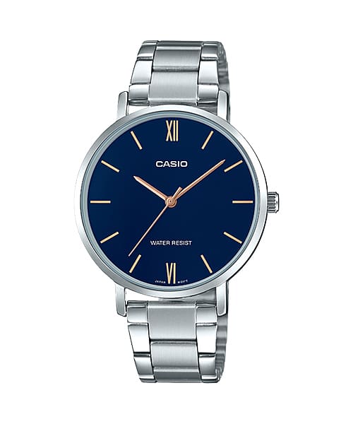 Casio LTP-VT01D-2B – alternate front view