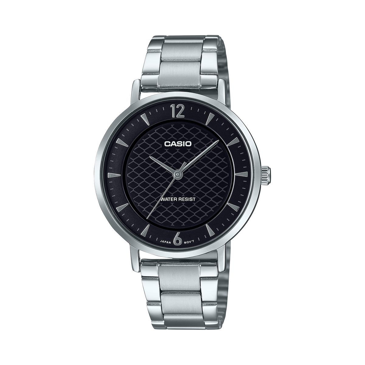 Casio LTP-VT04D-1A – front three-quarter view