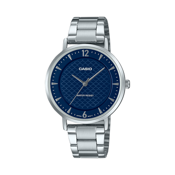 Casio LTP-VT04D-2A – front three-quarter view