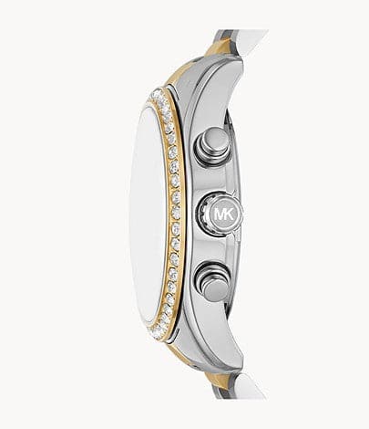 Michael Kors Lexington Chronograph Two-Tone Stainless Steel Watch MK7303I - Kamal Watch Company