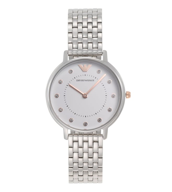 Emporio Armani Kappa AR80023 White Dial Watch for Women