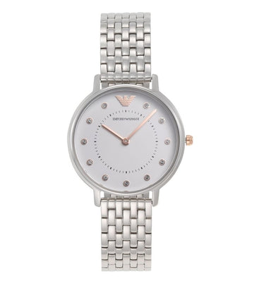Emporio Armani Kappa AR80023 White Dial Watch for Women