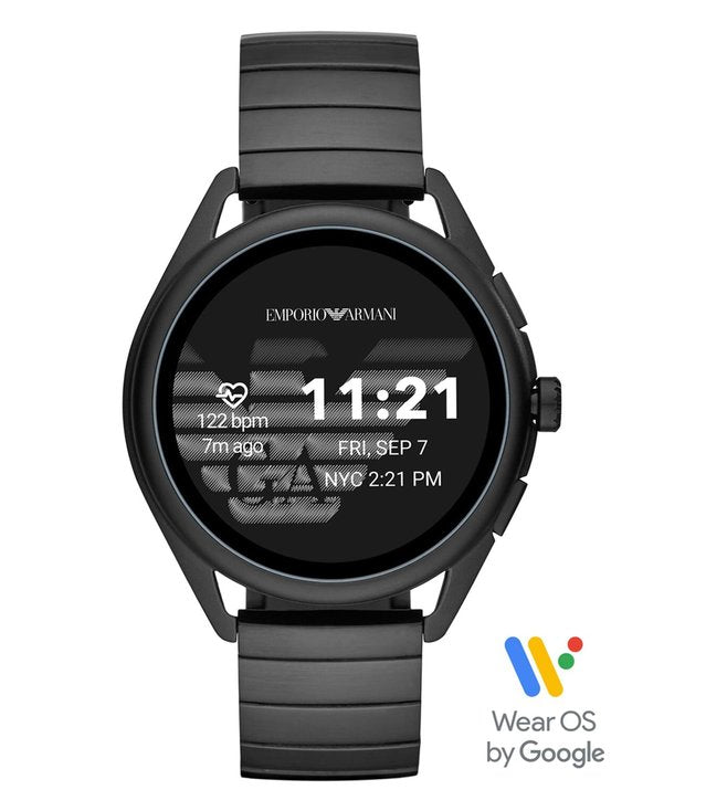 EMPORIO ARMANI Matteo Dynamic ART5020 Black Dial Smart Watch for Men - Kamal Watch Company