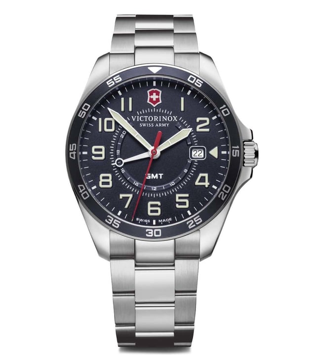 VICTORINOX Swiss Made 241896 Field Force GMT Watch for Men