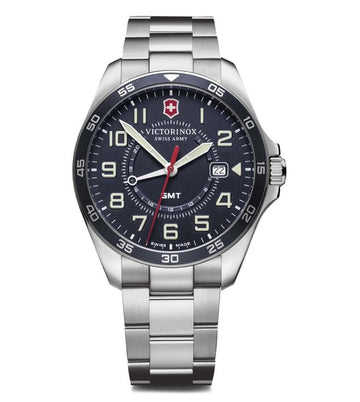 VICTORINOX Swiss Made 241896 Field Force GMT Watch for Men