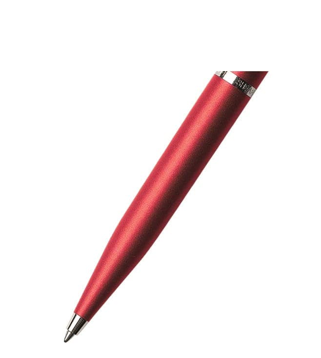 SHEAFFER VFM Ballpoint Pen - Red with Nickel Plated Trim - Kamal Watch Company