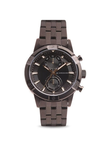 Giordano 1984-33 Multi Function Black Dial for Men