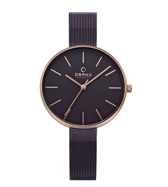 OBAKU V211LXVNMN Viol Walnut Watch for Women