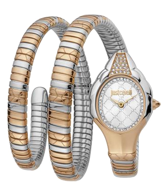 JUST CAVALLI JC1L189M0085 Snake Analog Watch for Women