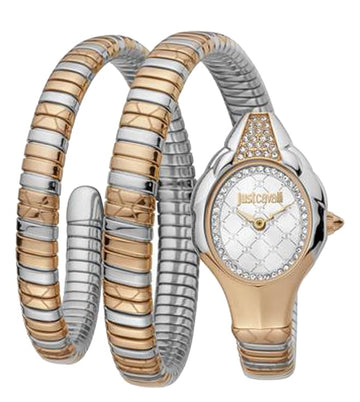 JUST CAVALLI JC1L189M0085 Snake Analog Watch for Women