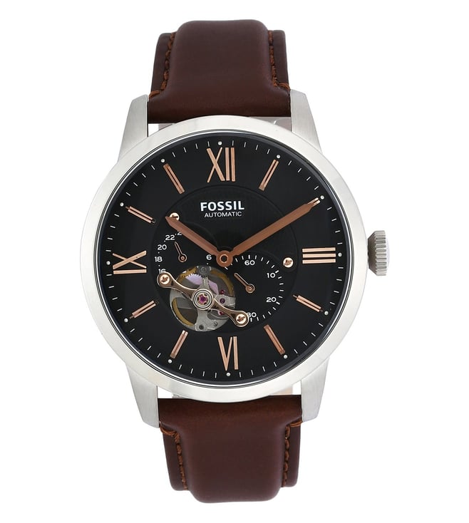 Fossil Townsman Round Analog Black Dial Men'S Watch Me3061I