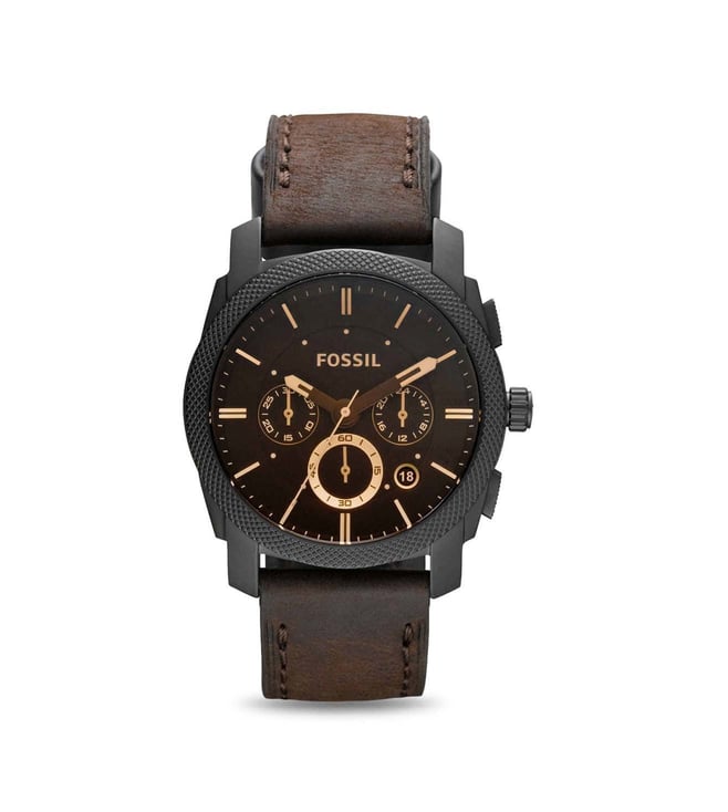 Fossil Flight Round Analog Brown Dial Men'S Watch