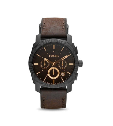 Fossil Flight Round Analog Brown Dial Men'S Watch