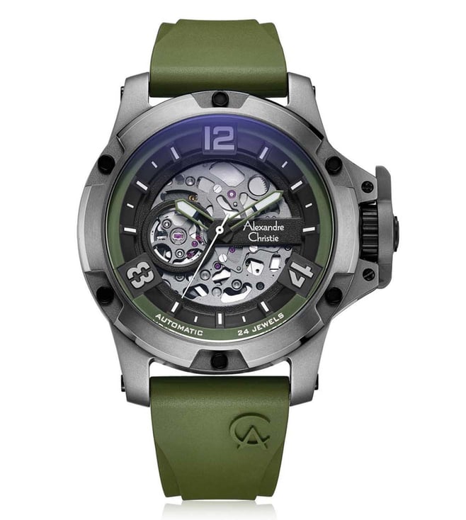 Alexandre Christie 6295MTRTPBAGN Steampunk Skeleton Automatic Men's Watch