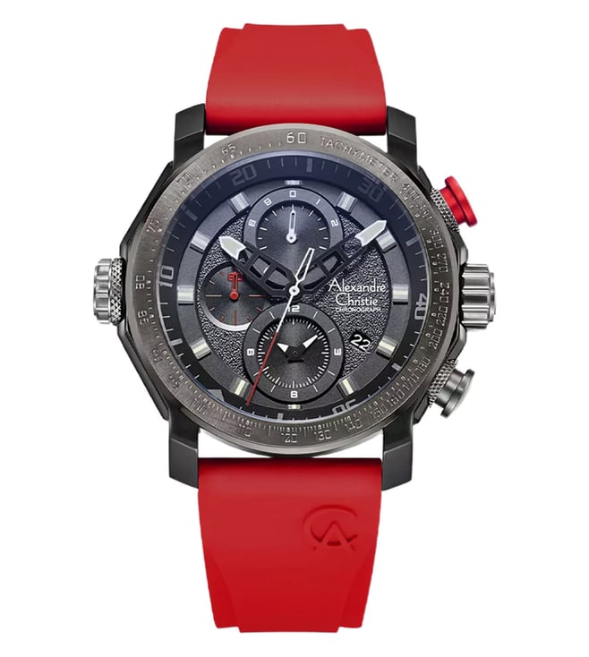 Alexandre Christie 6565MCREPBARE Tachymeter Chronograph Watch for Men