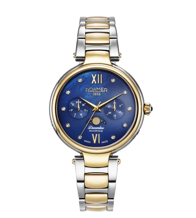 Roamer 858801 48 49 50 Dreamline Moonphase Multifunction Watch for Women