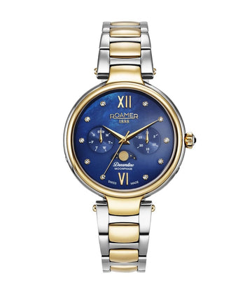 Roamer 858801 48 49 50 Dreamline Moonphase Multifunction Watch for Women