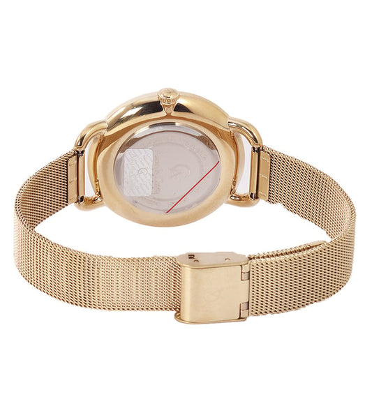 ALEXANDRE CHRISTIE 2852LHBRGSL Passion Classic 3D Flower Effect Watch for Women